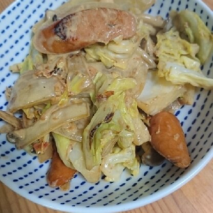 ウインナーも入れて(^^)子供も完食しました！倍量で作ったので明日のお弁当にも入れます♪